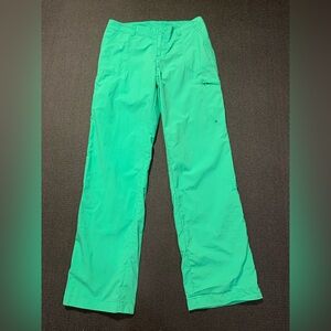 Columbia Women Aruba Cargo Pants Size 8 Utility Outdoor Activewear Winter Green‎